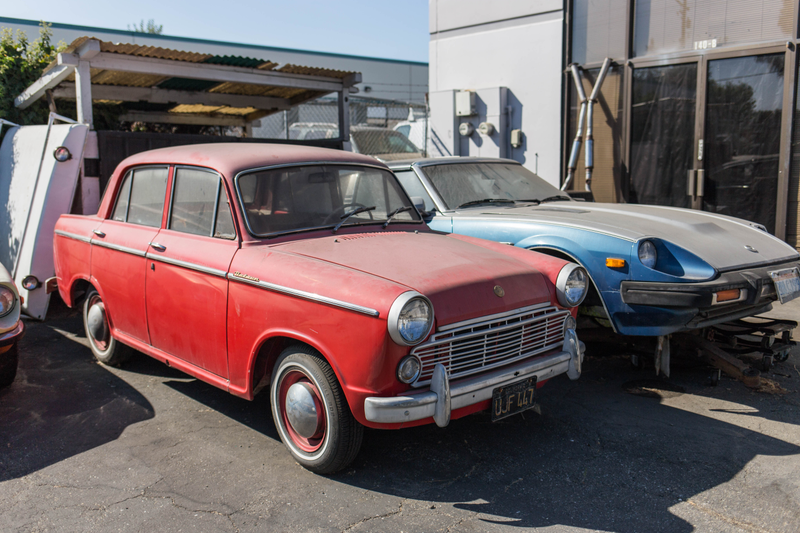 Fuller’s personal 1963 Datsun Bluebird sedan.